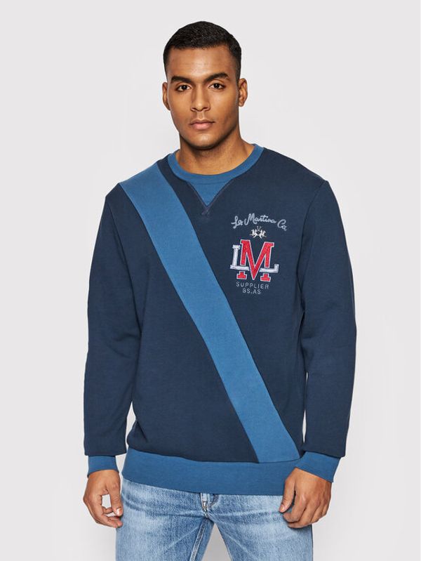 La Martina La Martina Суитшърт TMF305 FP533 Тъмносин Regular Fit