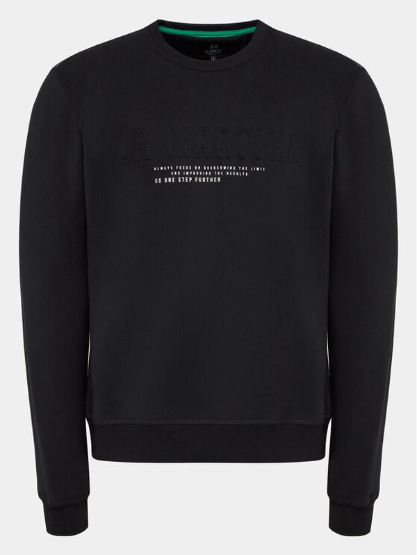 La Martina La Martina Суитшърт WMF306 FP548 Черен Regular Fit