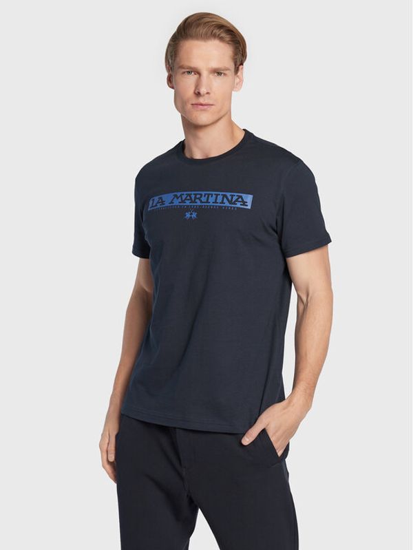 La Martina La Martina Тишърт UMR006 JS206 Тъмносин Regular Fit