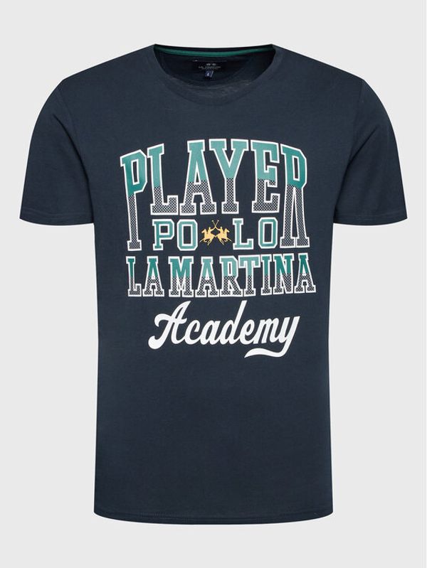 La Martina La Martina Тишърт UMR304 JS206 Тъмносин Regular Fit