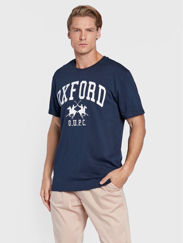 La Martina La Martina Тишърт UMR305 JS338 Тъмносин Regular Fit