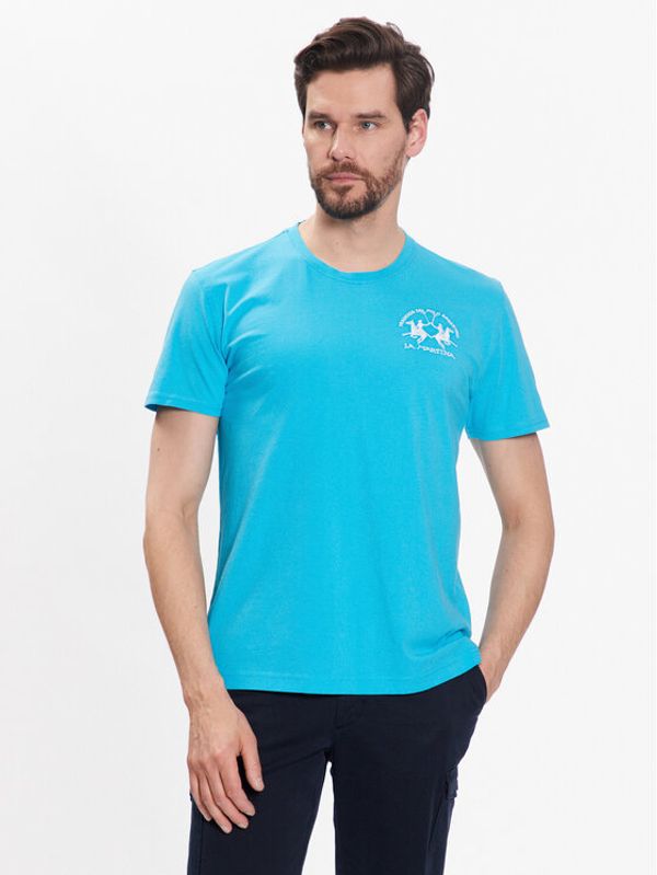 La Martina La Martina Тишърт VMR009 JS206 Син Regular Fit