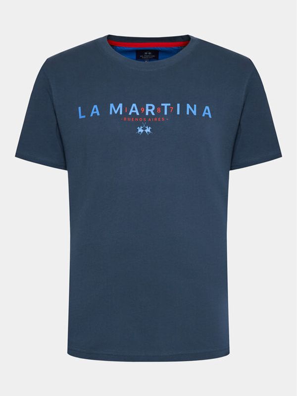 La Martina La Martina Тишърт WMR005 JS206 Тъмносин Regular Fit