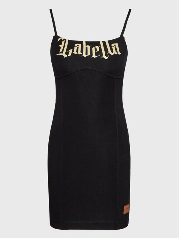 LaBellaMafia LaBellaMafia Ежедневна рокля 25644 Черен Slim Fit