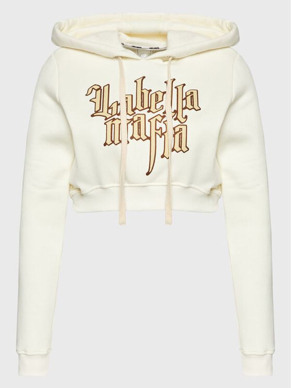 LaBellaMafia LaBellaMafia Суитшърт 25641 Екрю Regular Fit