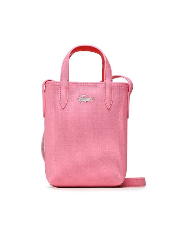 Lacoste Lacoste Дамска чанта Vertical Mini Cross Bag NF3866AA Розов