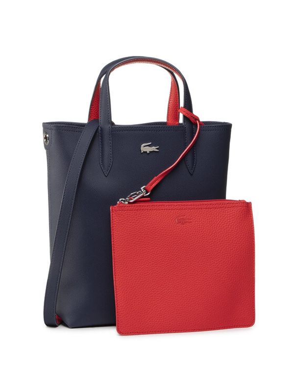 Lacoste Lacoste Дамска чанта Vertical Shopping Bag NF2991AA Тъмносин