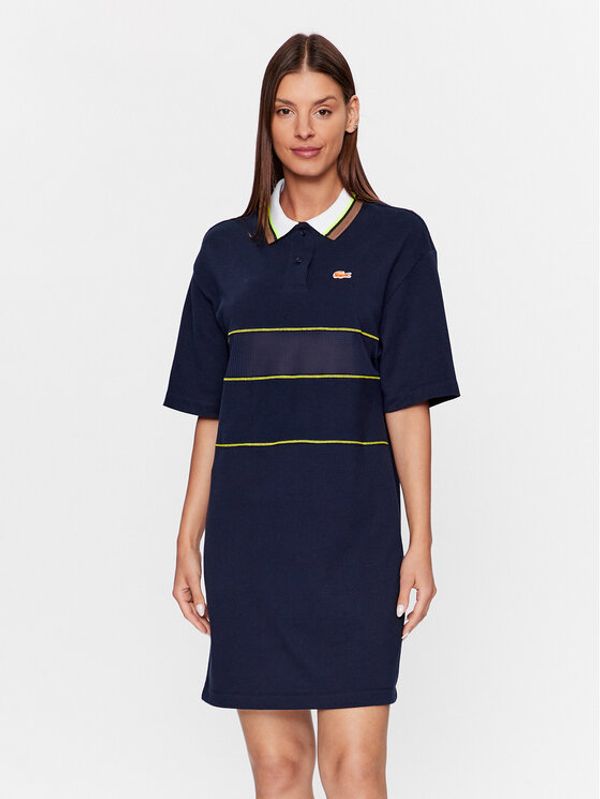 Lacoste Lacoste Ежедневна рокля EF5569 Тъмносин Regular Fit