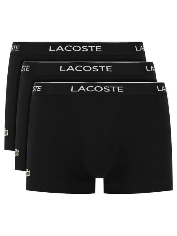 Lacoste Lacoste Комплект 3 чифта боксерки 5H3389 Черен