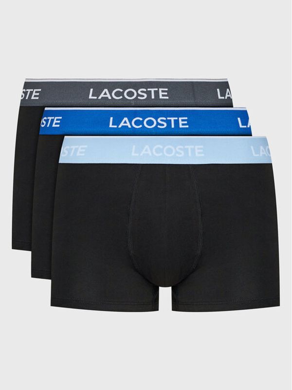 Lacoste Lacoste Комплект 3 чифта боксерки 5H3401 Черен