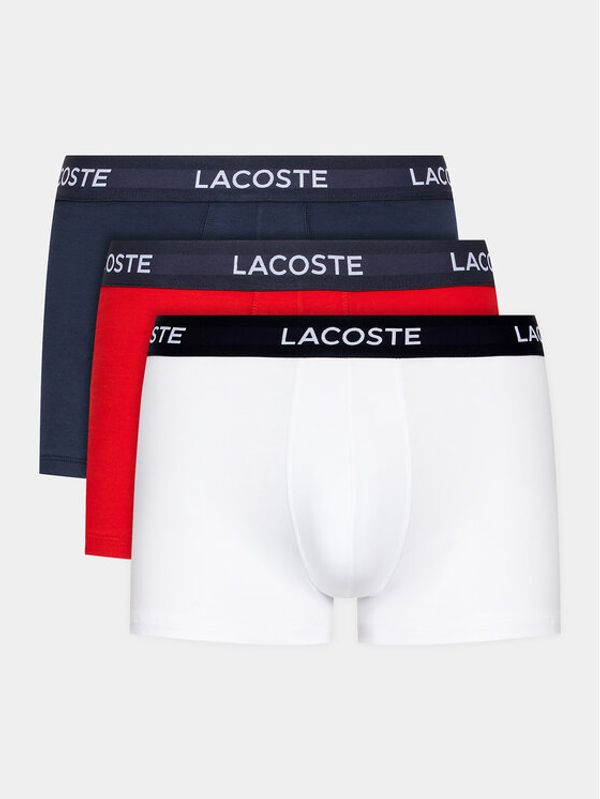 Lacoste Lacoste Комплект 3 чифта боксерки 5H7686 Тъмносин