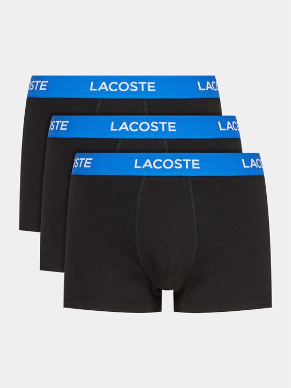 Lacoste Lacoste Комплект 3 чифта боксерки 5H8387 Черен