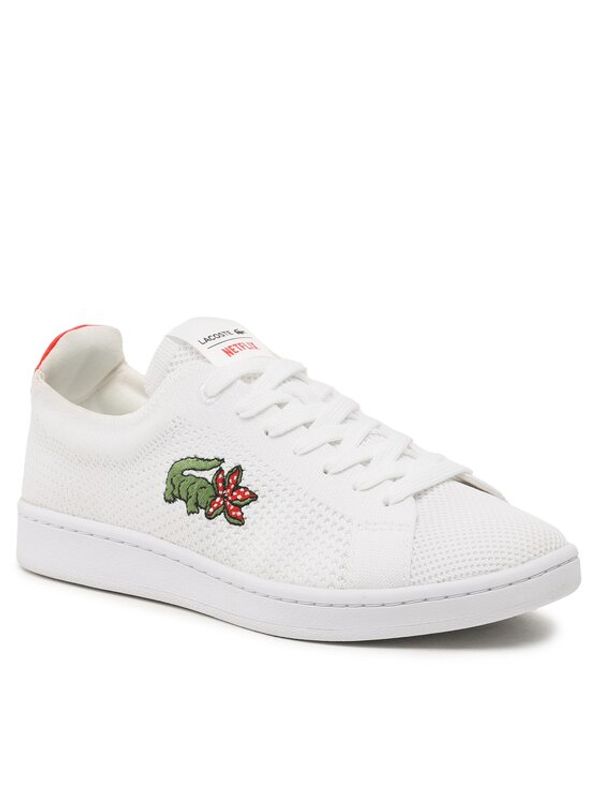 Lacoste Lacoste Сникърси Lacoste x Netflix Kadın Carnaby Piquée Beyaz 745SFA0098 Бял