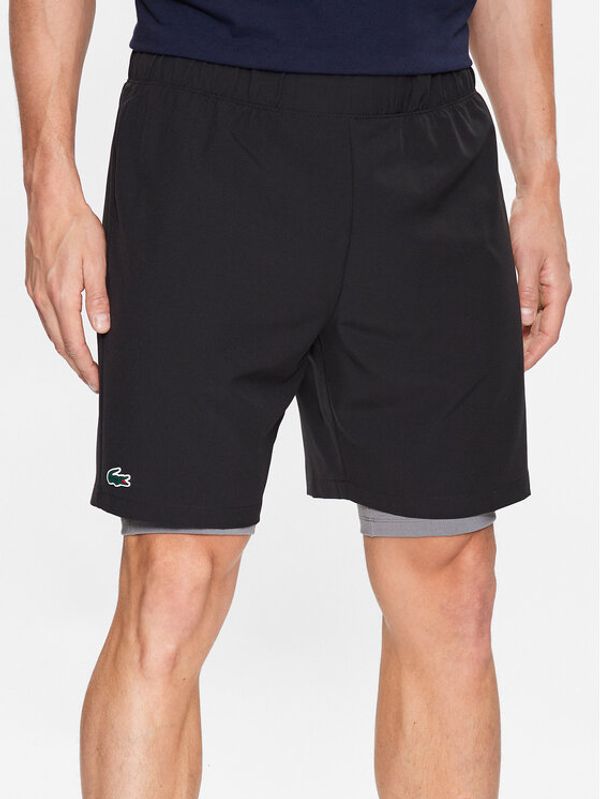 Lacoste Lacoste Спортни шорти GH5215 Черен Regular Fit