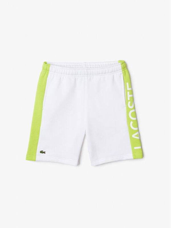 Lacoste Lacoste Спортни шорти GJ5283 Бял Regular Fit
