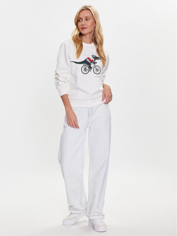 Lacoste Lacoste Суитшърт SF7564 Екрю Regular Fit