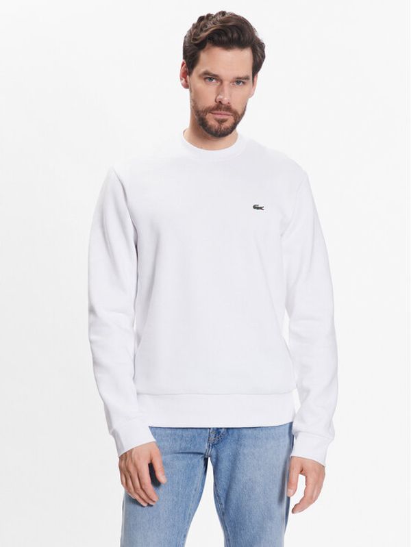 Lacoste Lacoste Суитшърт SH9608 Бял Regular Fit