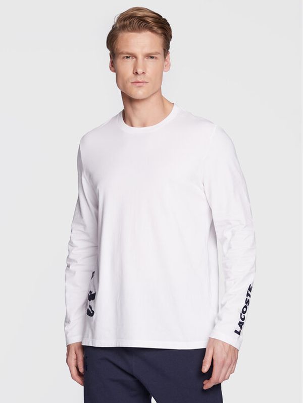 Lacoste Lacoste Тениска с дълъг ръкав TH9961 Бял Regular Fit