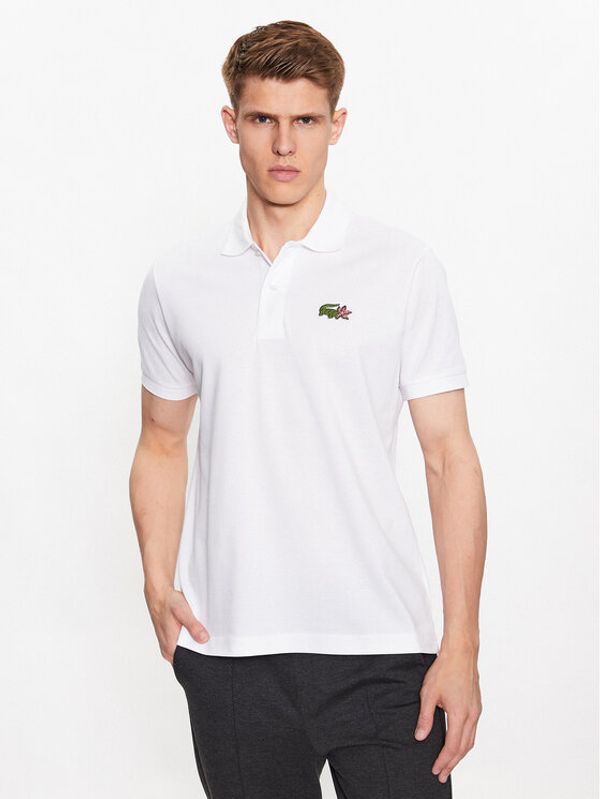 Lacoste Lacoste Тениска с яка и копчета PH7057 Бял Regular Fit