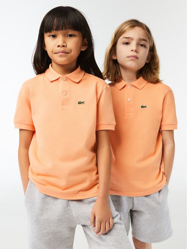 Lacoste Lacoste Тениска с яка и копчета PJ2909 Розов Regular Fit