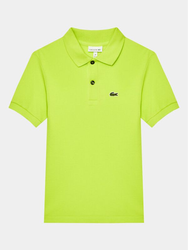 Lacoste Lacoste Тениска с яка и копчета PJ2909 Зелен Regular Fit