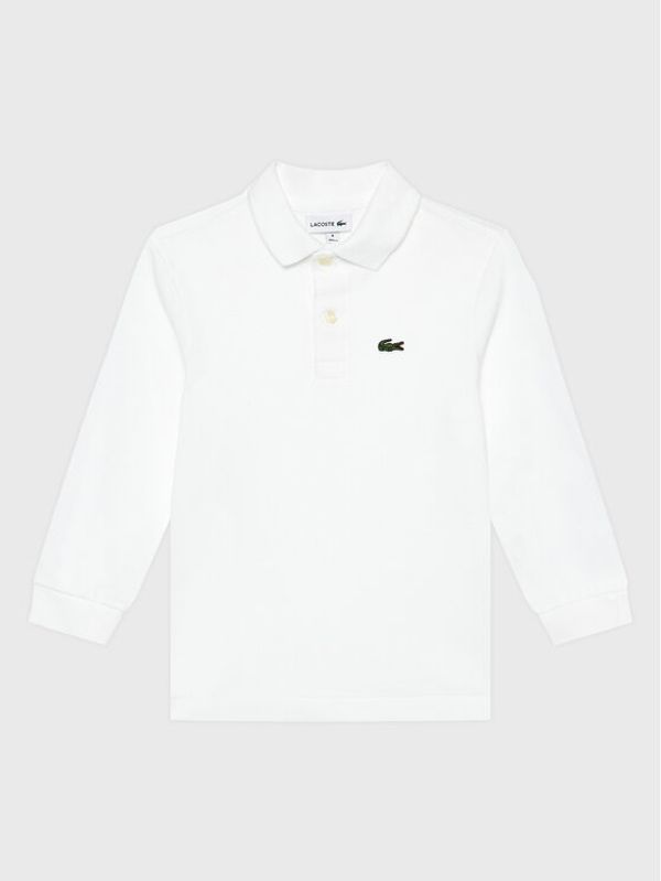 Lacoste Lacoste Тениска с яка и копчета PJ8915 Бял Regular Fit