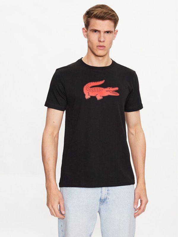 Lacoste Lacoste Тишърт TH2042 Черен Regular Fit