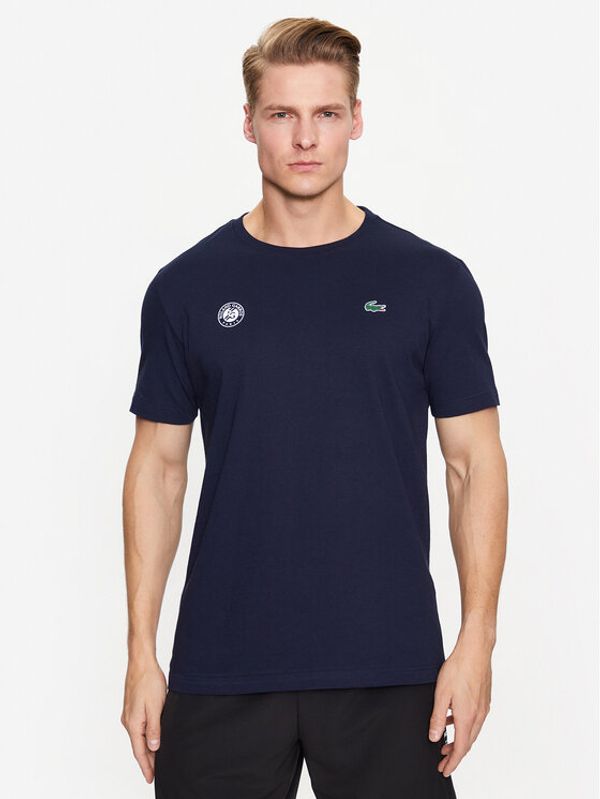 Lacoste Lacoste Тишърт TH2116 Тъмносин Regular Fit