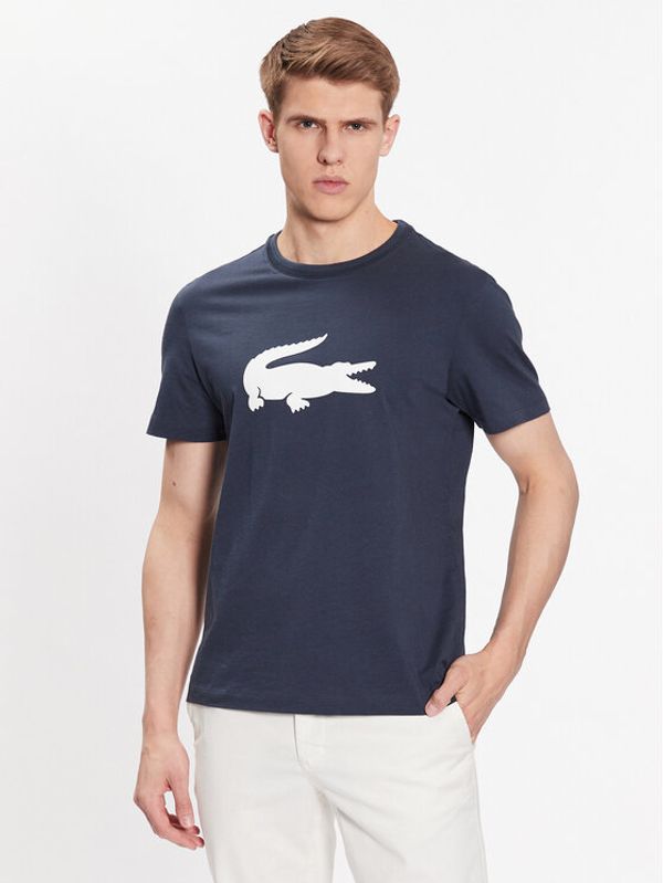 Lacoste Lacoste Тишърт TH4191 Тъмносин Regular Fit