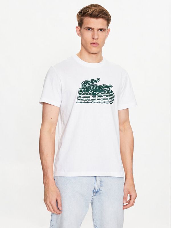 Lacoste Lacoste Тишърт TH5070 Бял Regular Fit