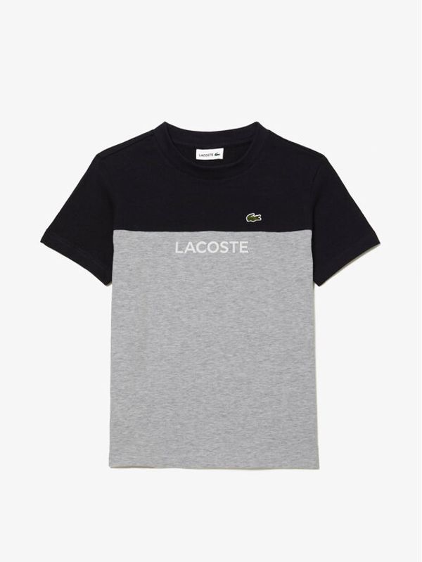 Lacoste Lacoste Тишърт TJ5289 Черен Regular Fit