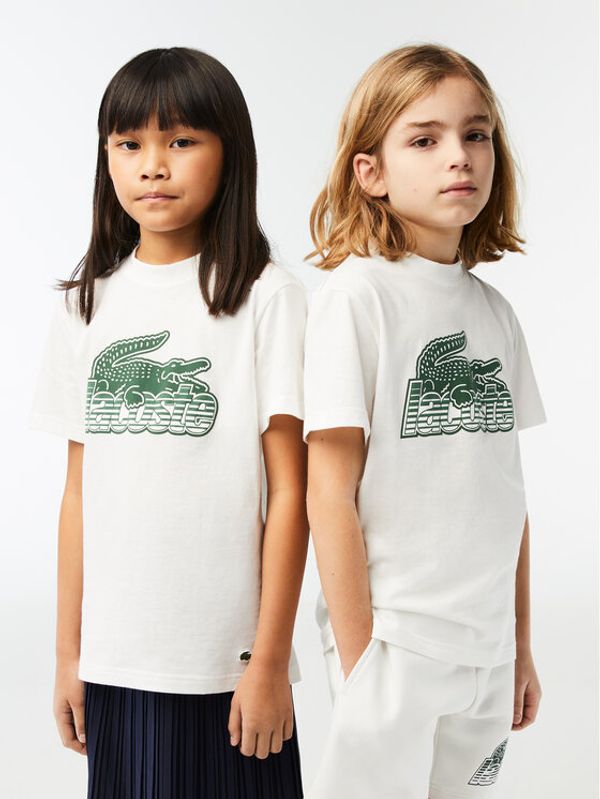 Lacoste Lacoste Тишърт TJ5328 Екрю Regular Fit
