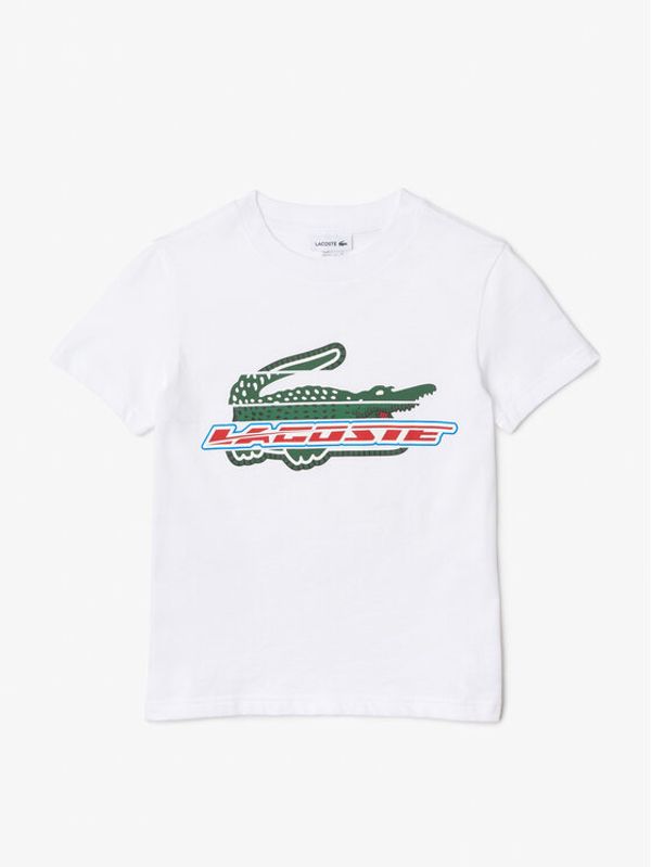Lacoste Lacoste Тишърт TJ5335 Бял Regular Fit