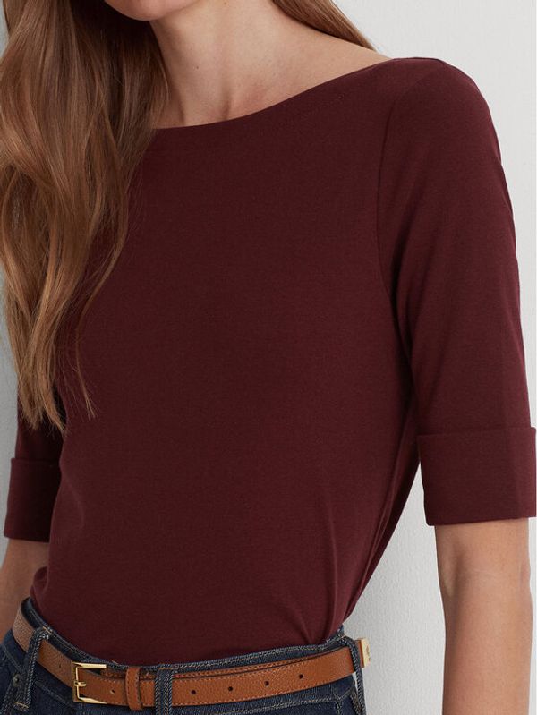 Lauren Ralph Lauren Lauren Ralph Lauren Блуза 200654963165 Бордо Regular Fit