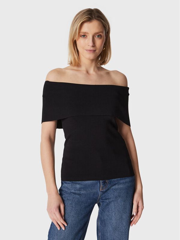 Lauren Ralph Lauren Lauren Ralph Lauren Блуза 200843588003 Черен Slim Fit