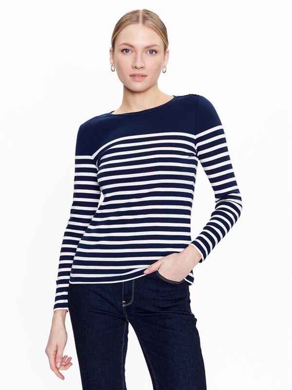 Lauren Ralph Lauren Lauren Ralph Lauren Блуза 200889036 Тъмносин Slim Fit