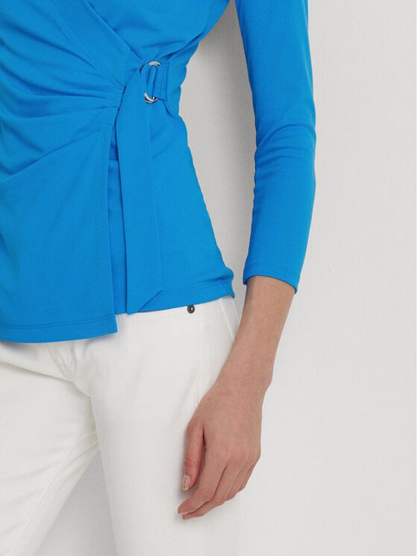 Lauren Ralph Lauren Lauren Ralph Lauren Блуза 200889081006 Син Slim Fit