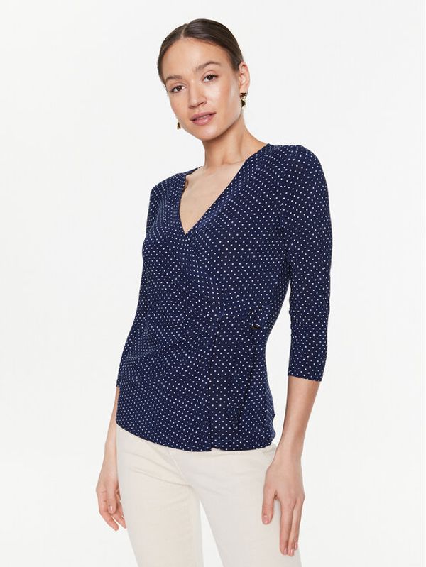 Lauren Ralph Lauren Lauren Ralph Lauren Блуза 200898494001 Тъмносин Regular Fit