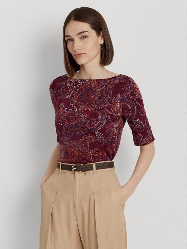 Lauren Ralph Lauren Lauren Ralph Lauren Блуза 200915911001 Бордо Regular Fit