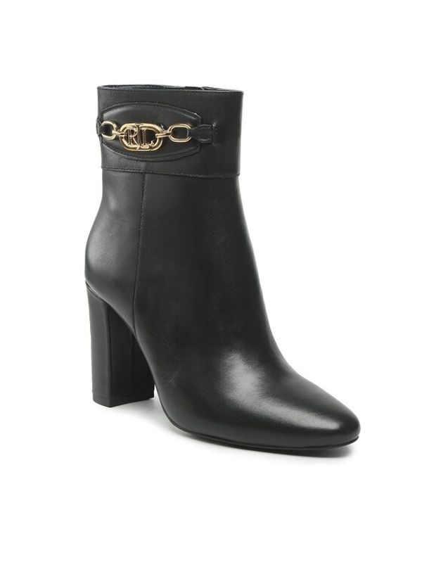 Lauren Ralph Lauren Lauren Ralph Lauren Боти Macie-Bo-Bte 802862717001 Черен