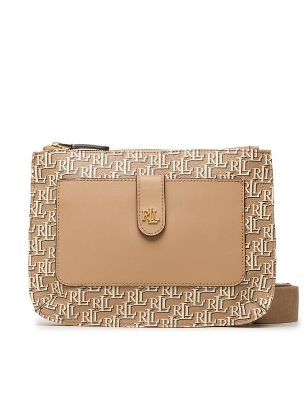 Lauren Ralph Lauren Lauren Ralph Lauren Дамска чанта Jamey 27 431883217004 Бежов