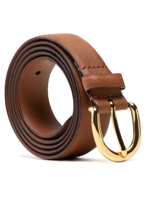Lauren Ralph Lauren Lauren Ralph Lauren Дамски колан Charm Classc 412802952005 Кафяв