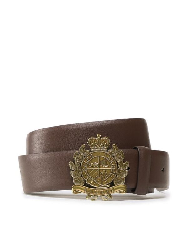 Lauren Ralph Lauren Lauren Ralph Lauren Дамски колан Crest Belt 412883719001 Кафяв