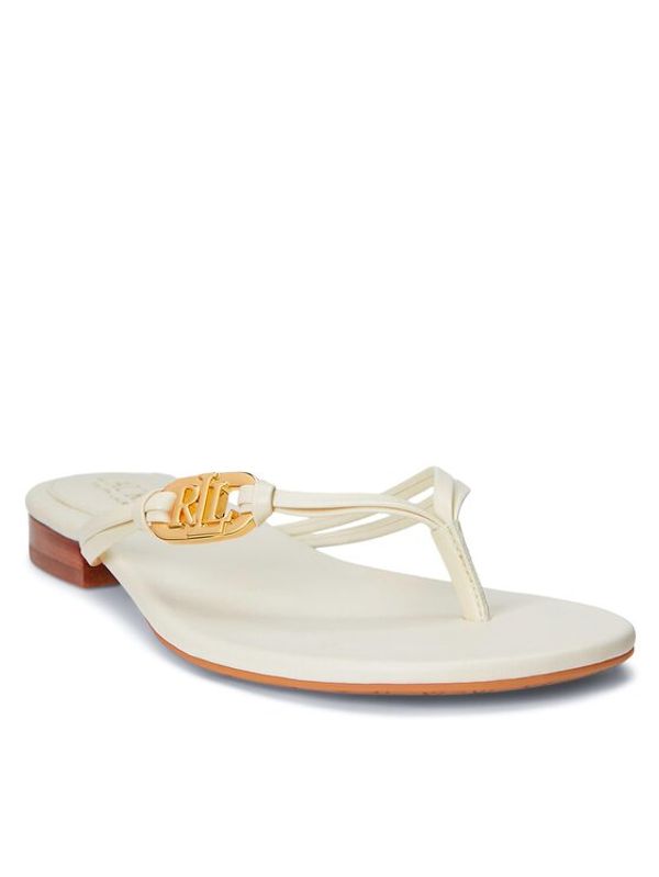 Lauren Ralph Lauren Lauren Ralph Lauren Джапанки Emalia 802896830004 Екрю