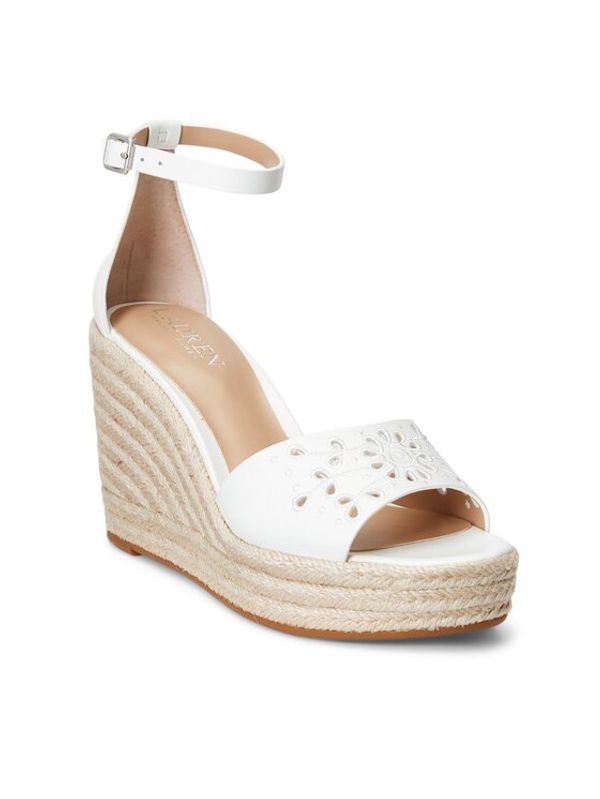 Lauren Ralph Lauren Lauren Ralph Lauren Еспадрили Haana Eylt 802904943001 Бял