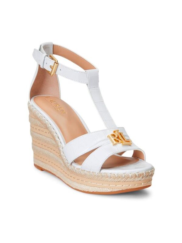 Lauren Ralph Lauren Lauren Ralph Lauren Еспадрили Hale Ii 802901589007 Бял