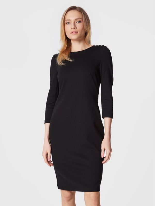 Lauren Ralph Lauren Lauren Ralph Lauren Ежедневна рокля 250863910001 Черен Regular Fit