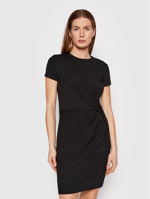 Lauren Ralph Lauren Lauren Ralph Lauren Ежедневна рокля 250864726001 Черен Slim Fit