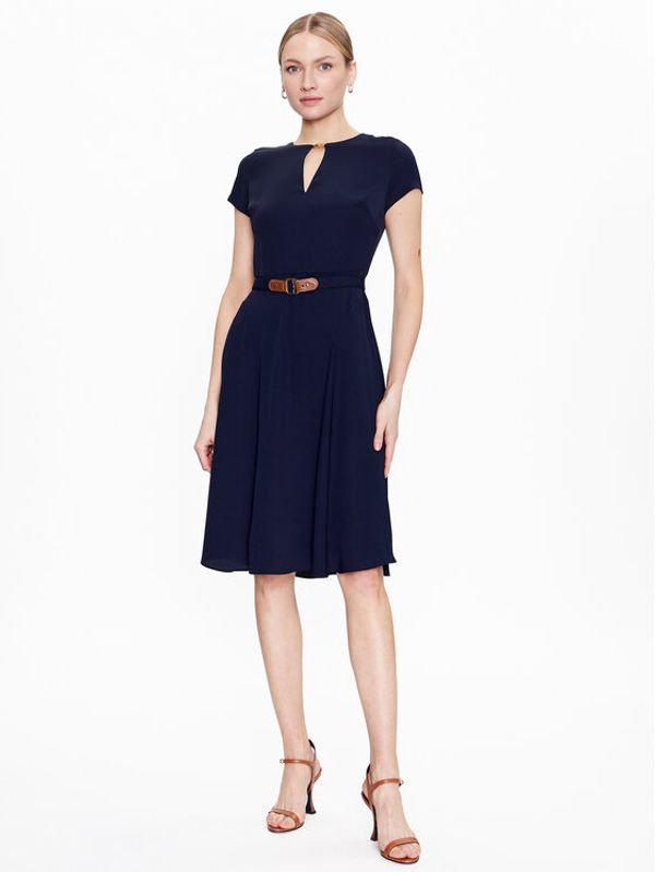 Lauren Ralph Lauren Lauren Ralph Lauren Ежедневна рокля 250868639004 Тъмносин Regular Fit