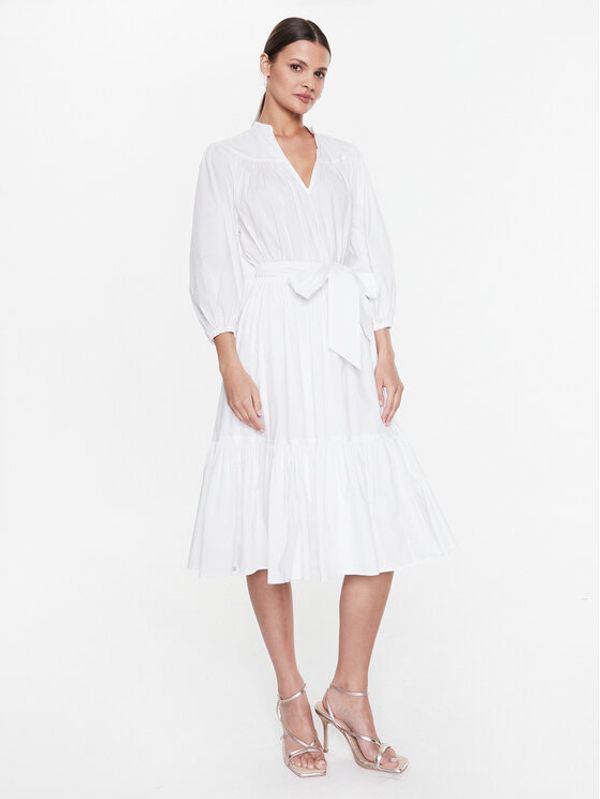 Lauren Ralph Lauren Lauren Ralph Lauren Ежедневна рокля 250889364001 Бял Regular Fit